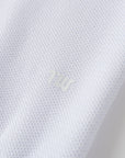 Vanguard Zip Polo White Logo
