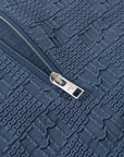 Titan Polo Navy Front Zipper