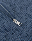 Titan Polo Navy Front Zipper