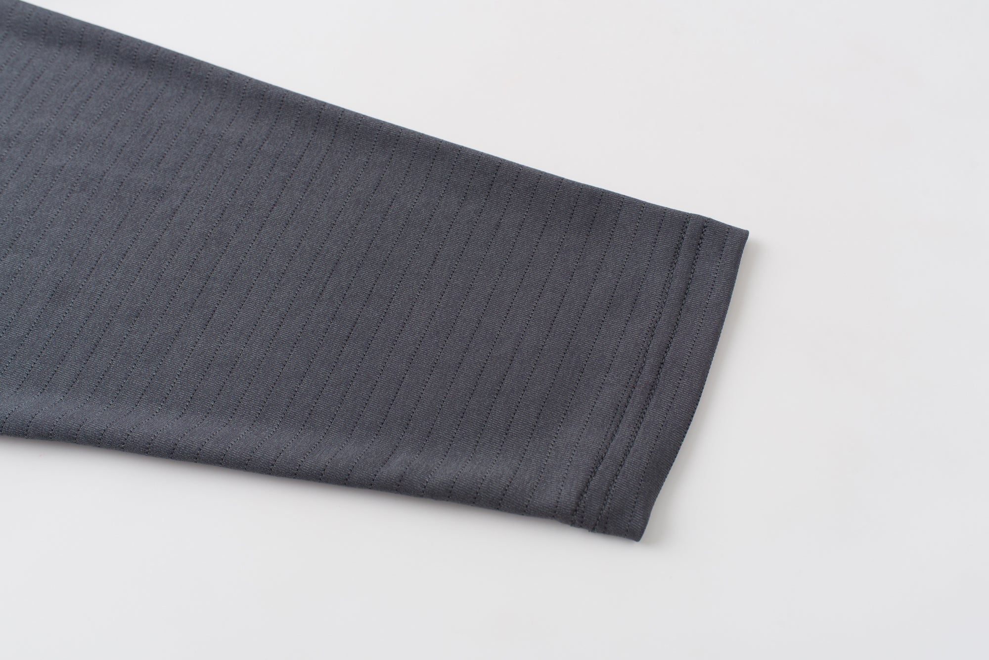 Hooded Cardinal Long Sleeve Charcoal Workout Shirt - Cardinal