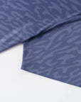 Elevation Polo Tiger Stripe Steel Blue - Blue