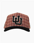 Unstructured Hat Plaid Flannel UofU