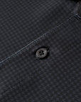 Elevation Polo Black Houndstooth - Black