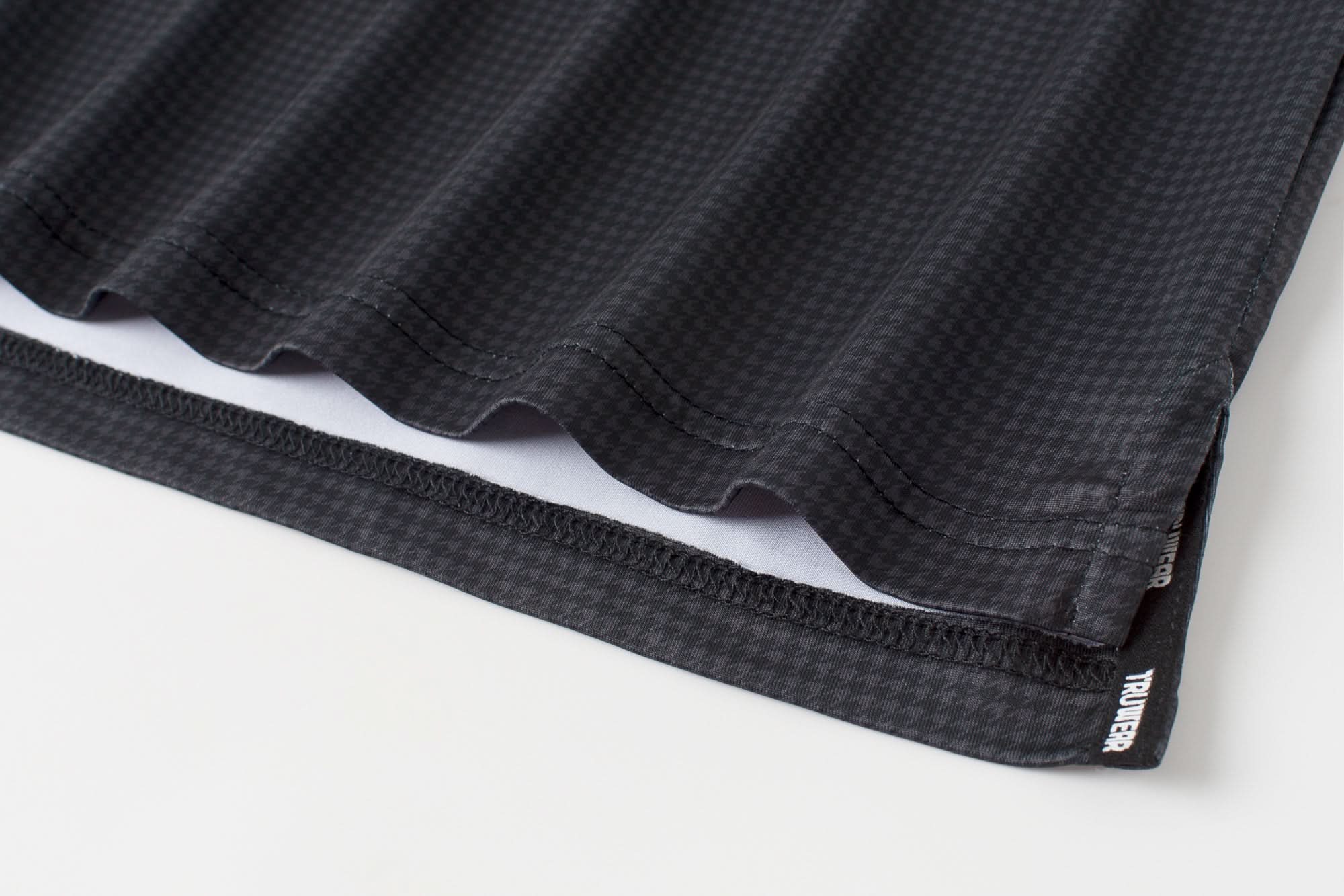 Elevation Polo Black Houndstooth - Black