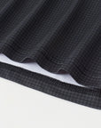Elevation Polo Black Houndstooth - Black