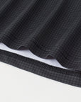Elevation Polo Black Houndstooth - Black