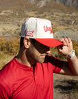 UofU Fade Hat Natural Red