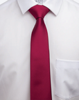 Immortal Maroon Dress Tie