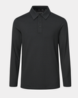 Crest 2.0 Polo Black Long Sleeve - 2.0 Black