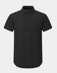 Phenom Classic Black Short Sleeve Dress Shirt