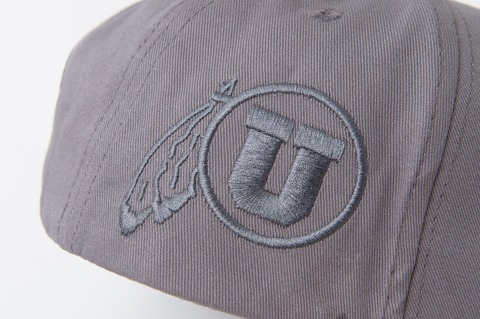 UofU Fade Hat Grey Round