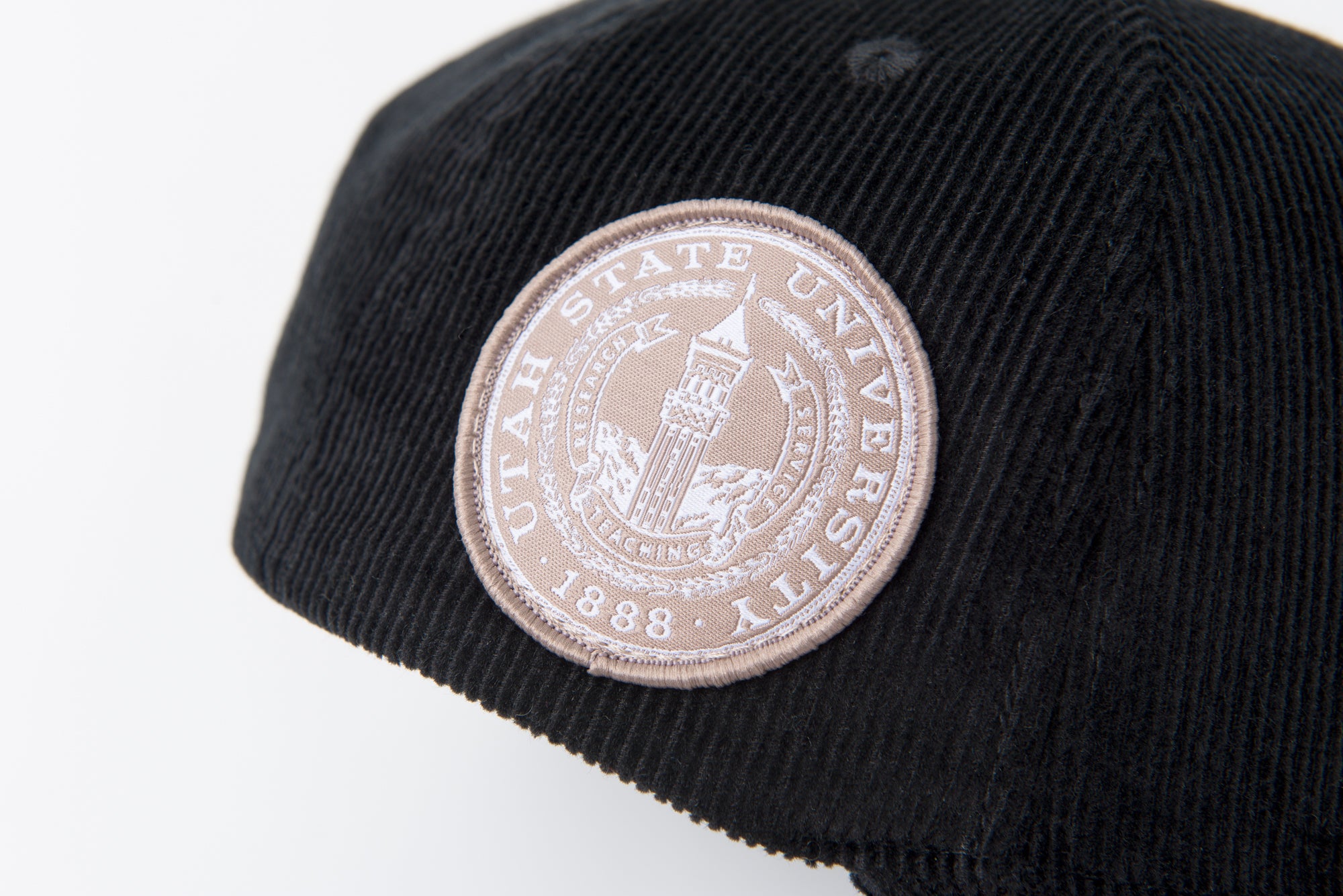 USU Fade Hat Black Corduroy U State
