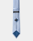 Elite Silk Tie T Pattern Light Blue - Blue