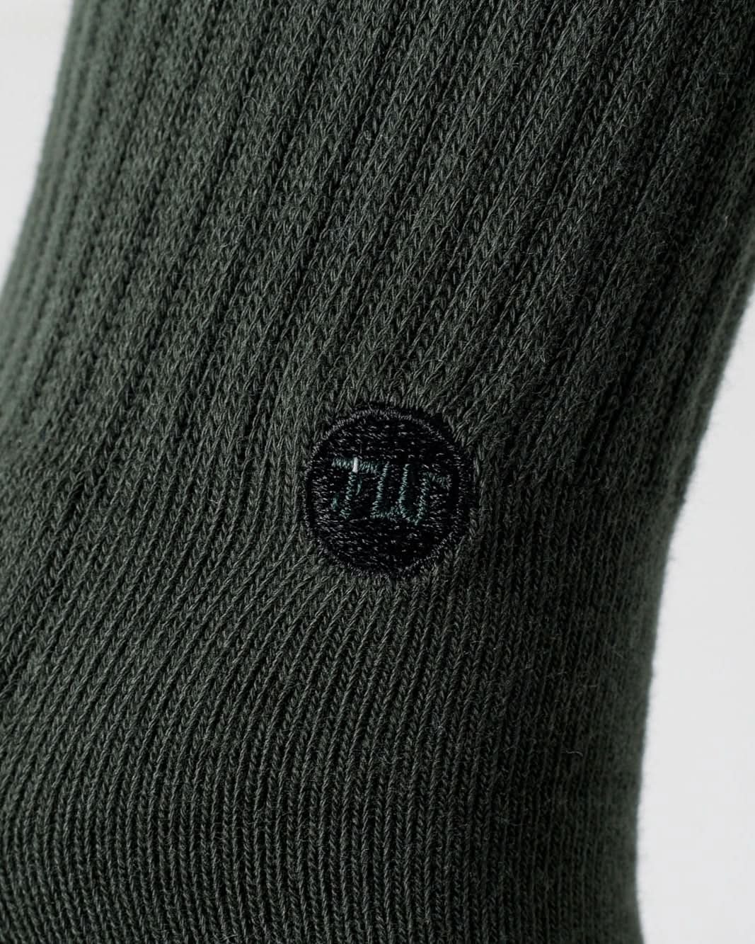 Paramount Dark Green Dress Socks - Green