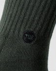 Paramount Dark Green Dress Socks - Green