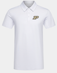 Purdue Crest 2.0 Polo Light Grey