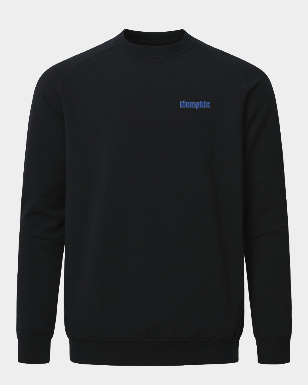 Memphis University Meridian Black Crewneck