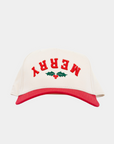 Merry Otto Hat Cream & Red