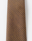 Multi-Dot Tie Brown - Brown