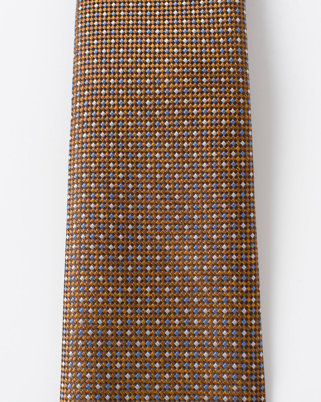 Multi-Dot Tie Brown - Brown