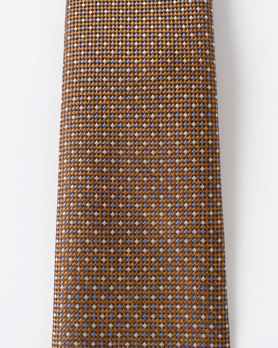Multi-Dot Tie Brown - Brown