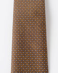 Multi-Dot Tie Brown - Brown