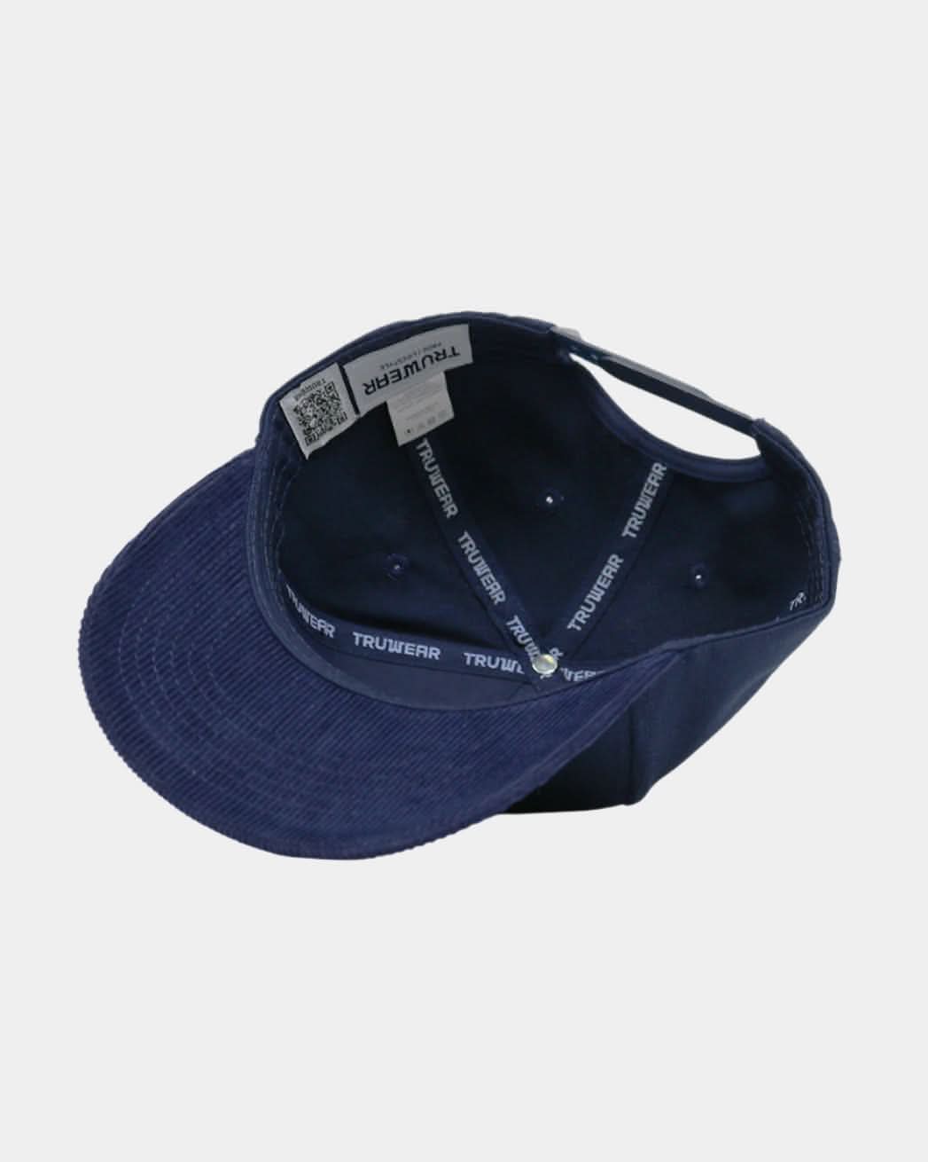 Navy Cord Brim Fade Hat - Navy
