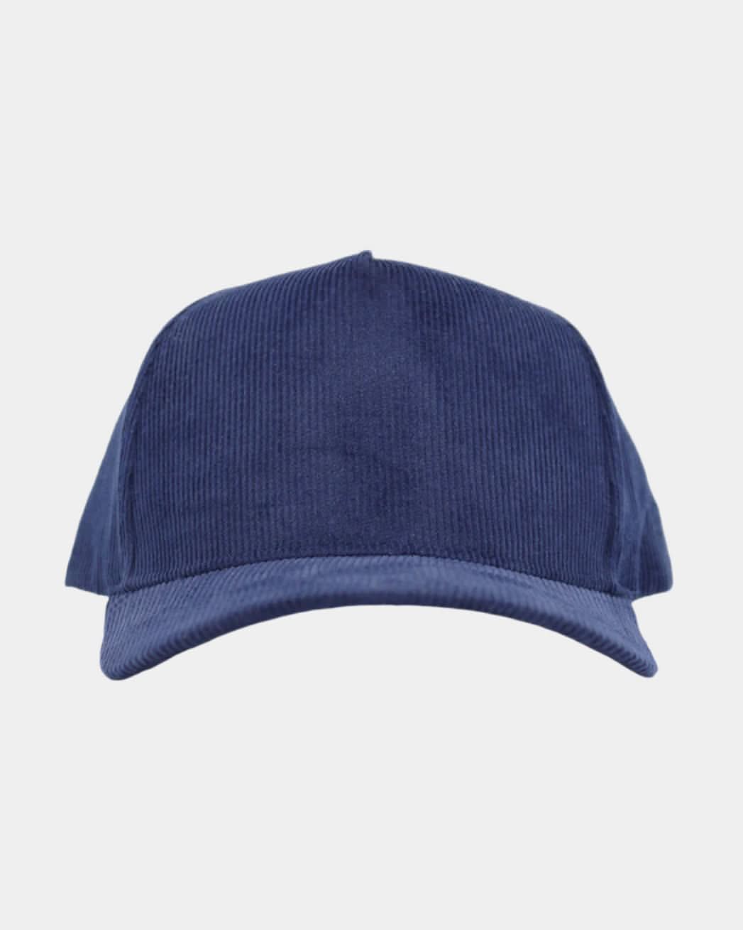 Navy Full Cord Fade Hat - Navy