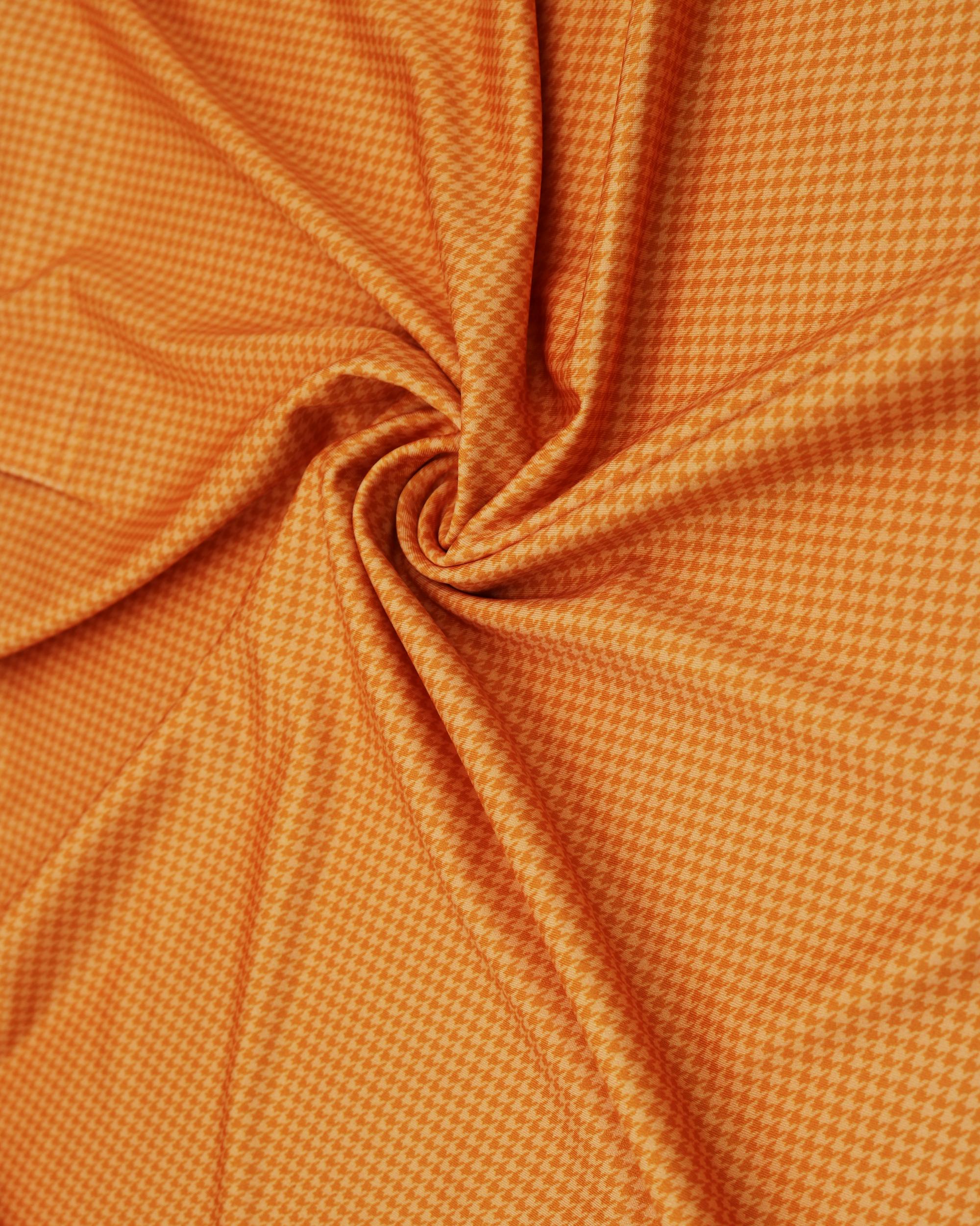 Elevation Peach Houndstooth Polo