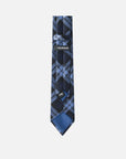 Immortal Powder Blue & Navy Plaid Tie