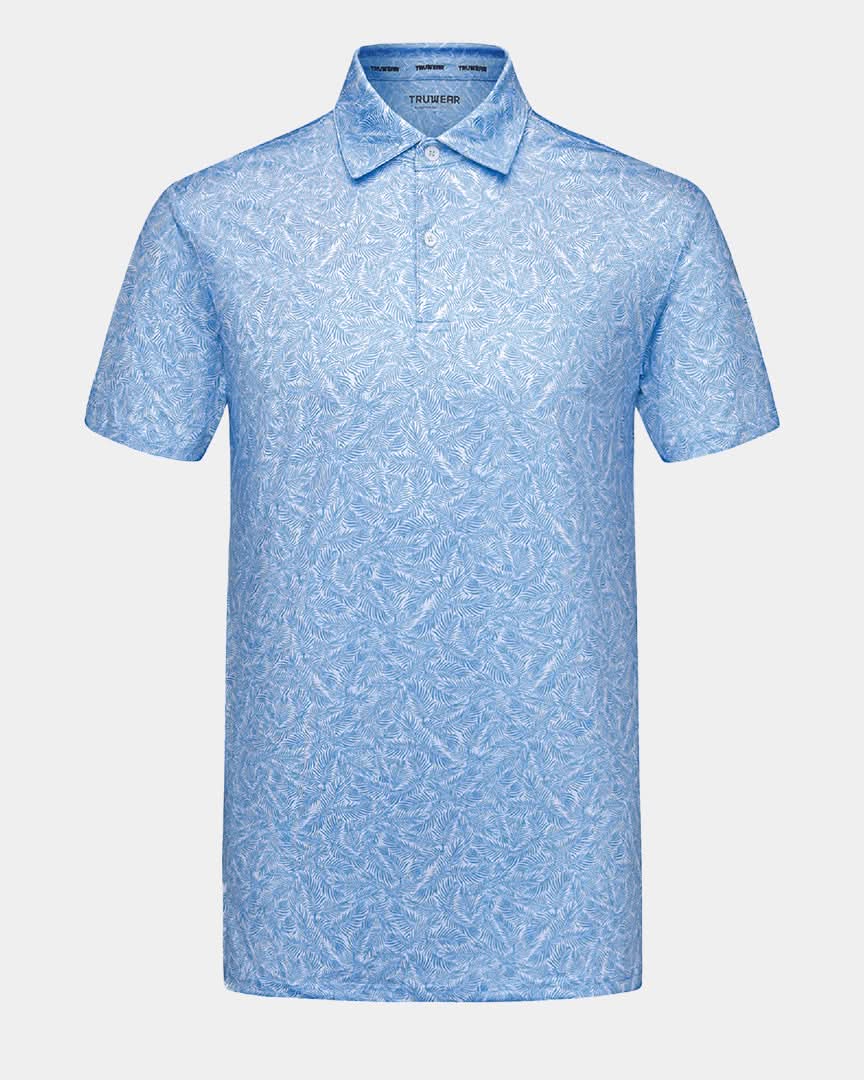Elevation Palm Polo Aegean Blue - Palm