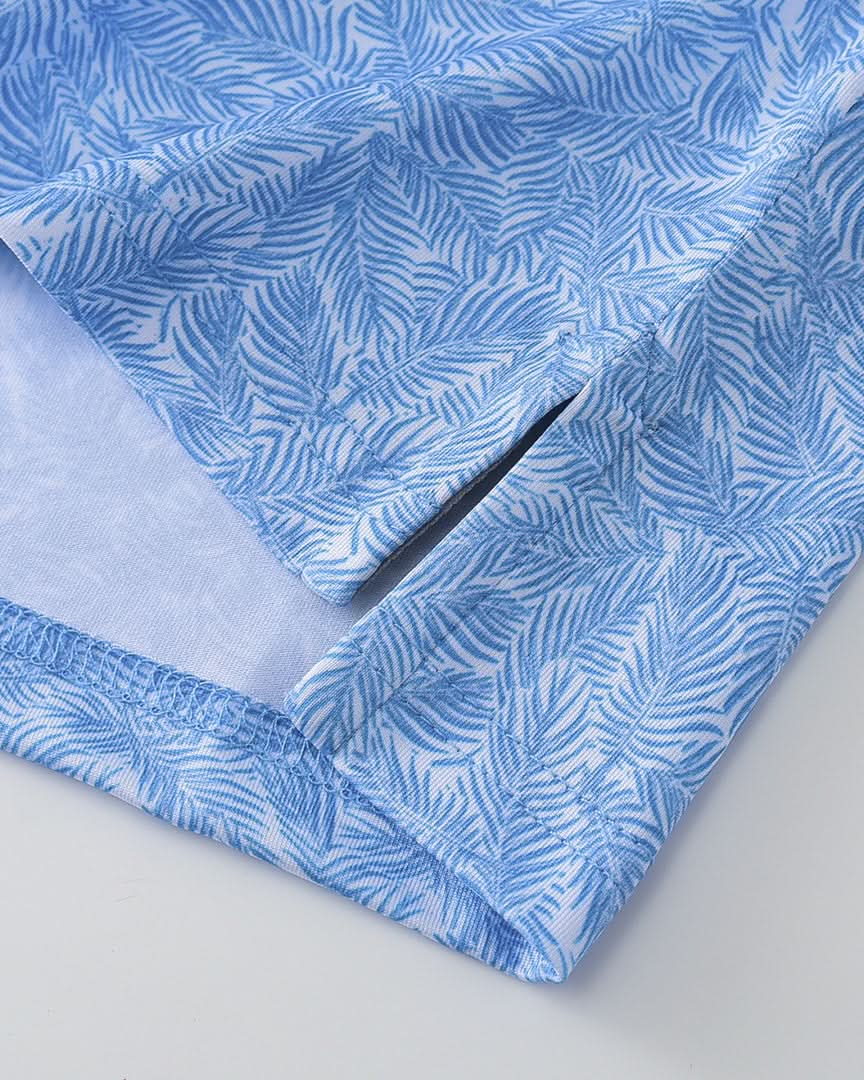Elevation Palm Polo Aegean Blue - Palm