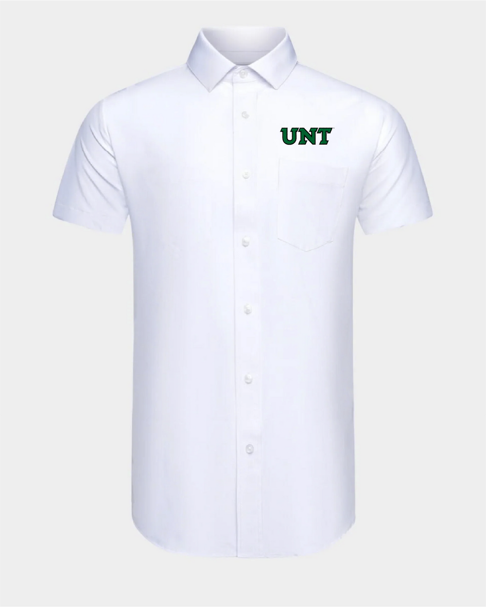 North Texas Phenom Classic White Short Sleeve Dress Shirt