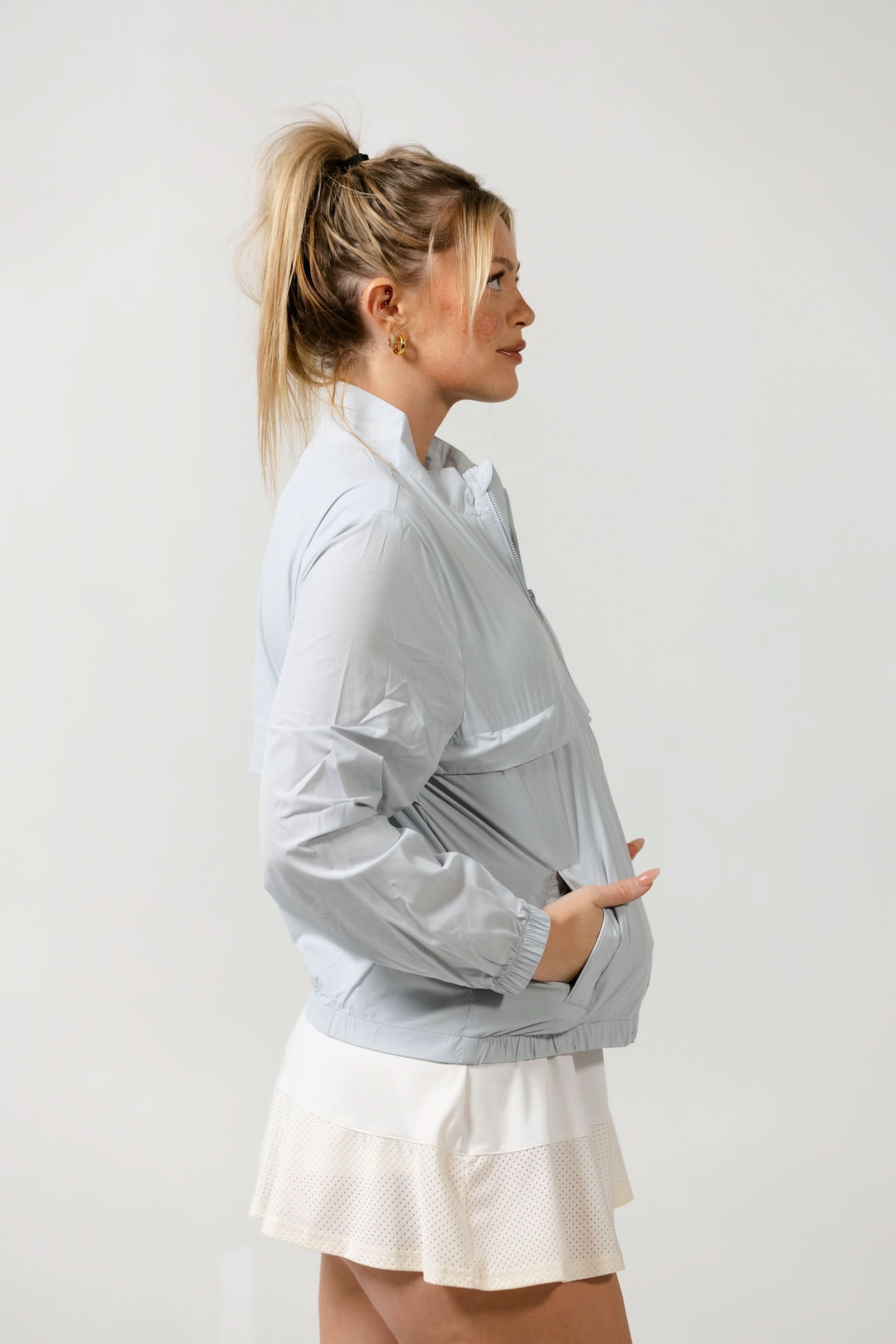 Drive Womens Jacket Light Grey - Light Grey