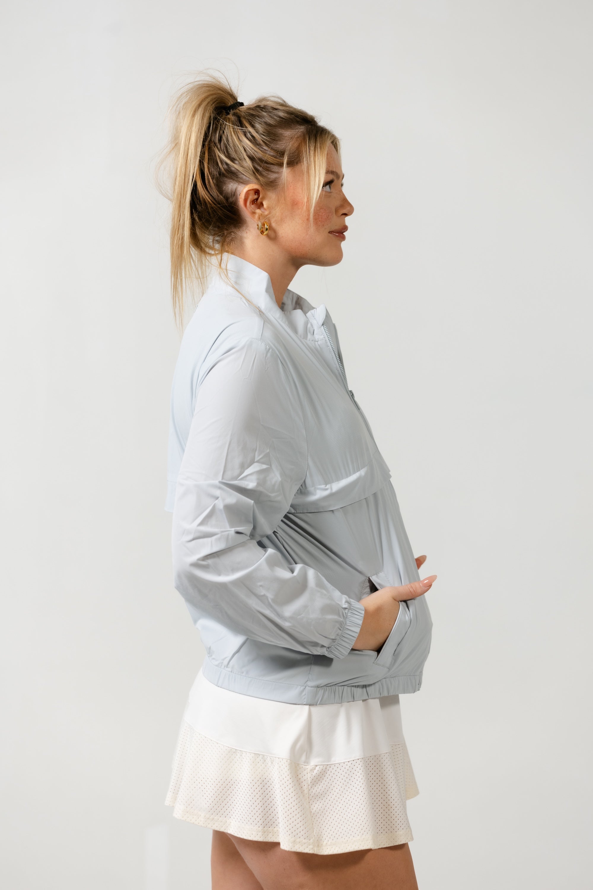 Drive Womens Jacket Light Grey - Light Grey