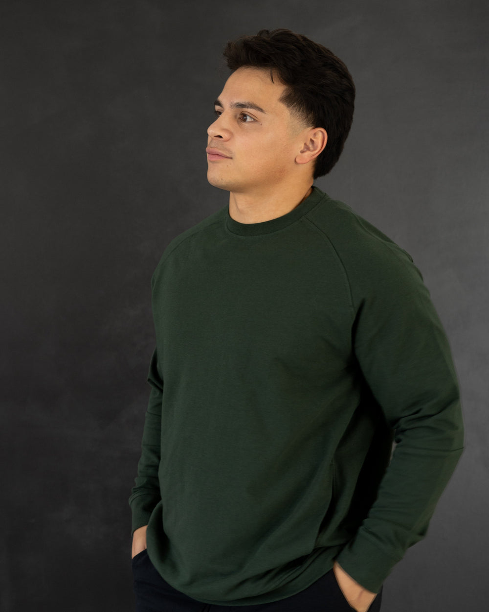 Meridian Dark Green Crewneck