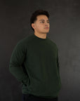 Meridian Dark Green Crewneck - Green