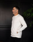 Meridian Ecru Crewneck - Ecru