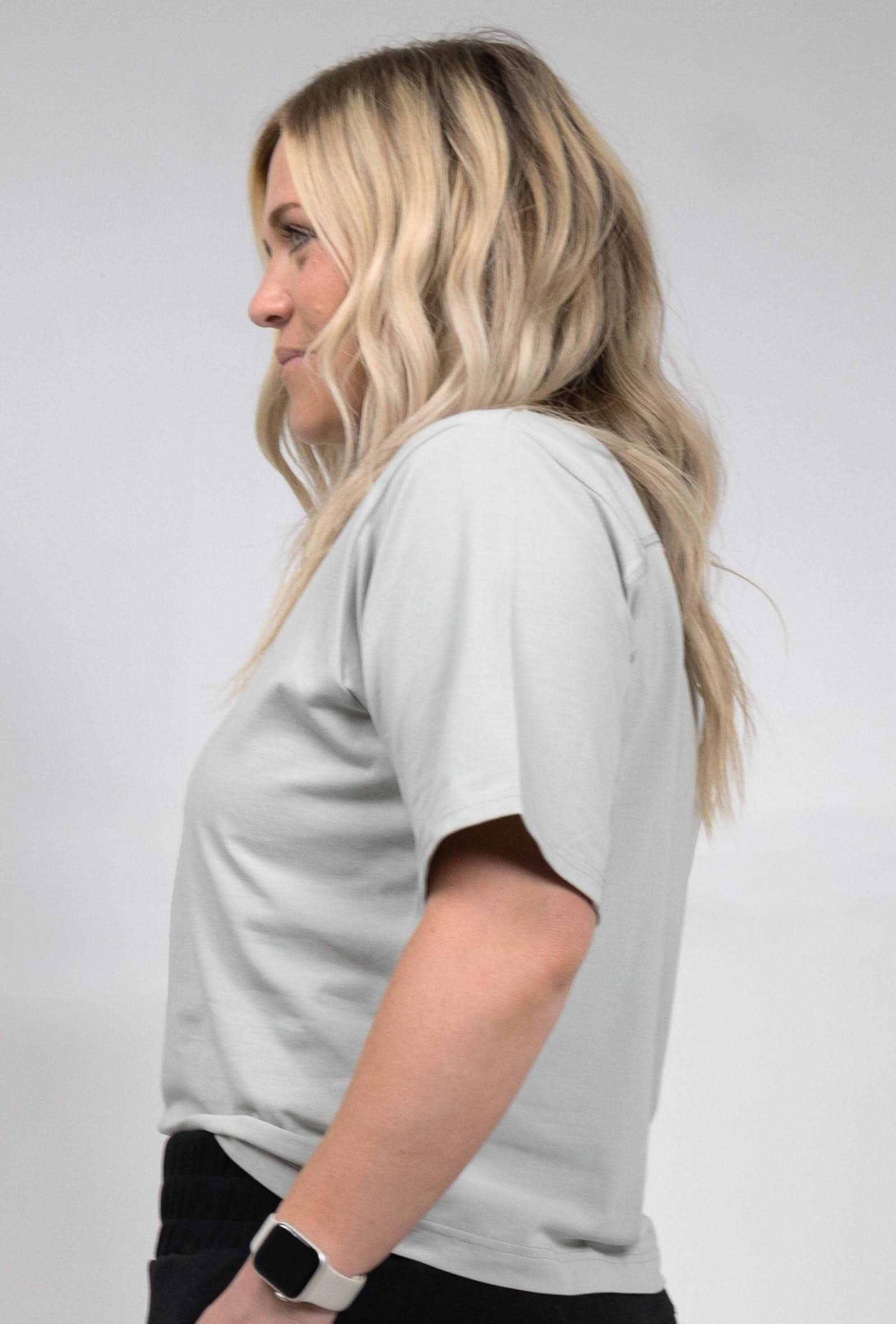 Spire Women's Morning Workout Shirt Grey - Grey
