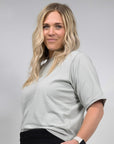 Spire Women's Morning Workout Shirt Grey - Grey