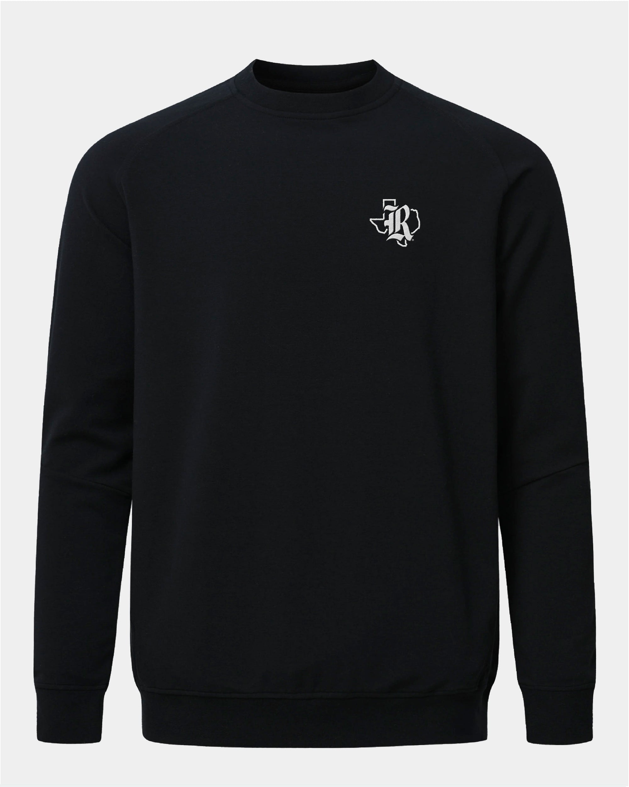 Rice Meridian Black Crewneck