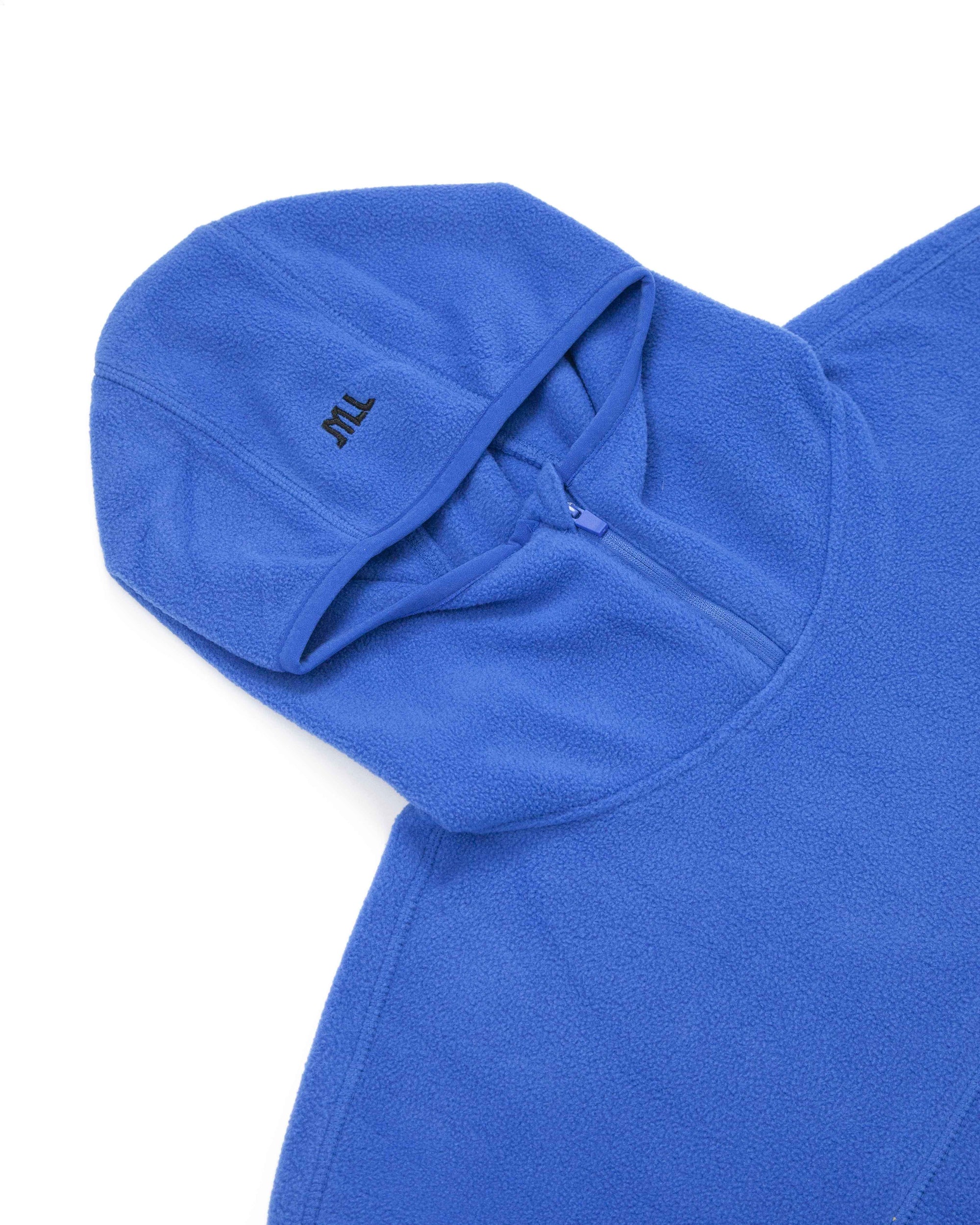 Edge Fleece Jacket Royal Blue Hood