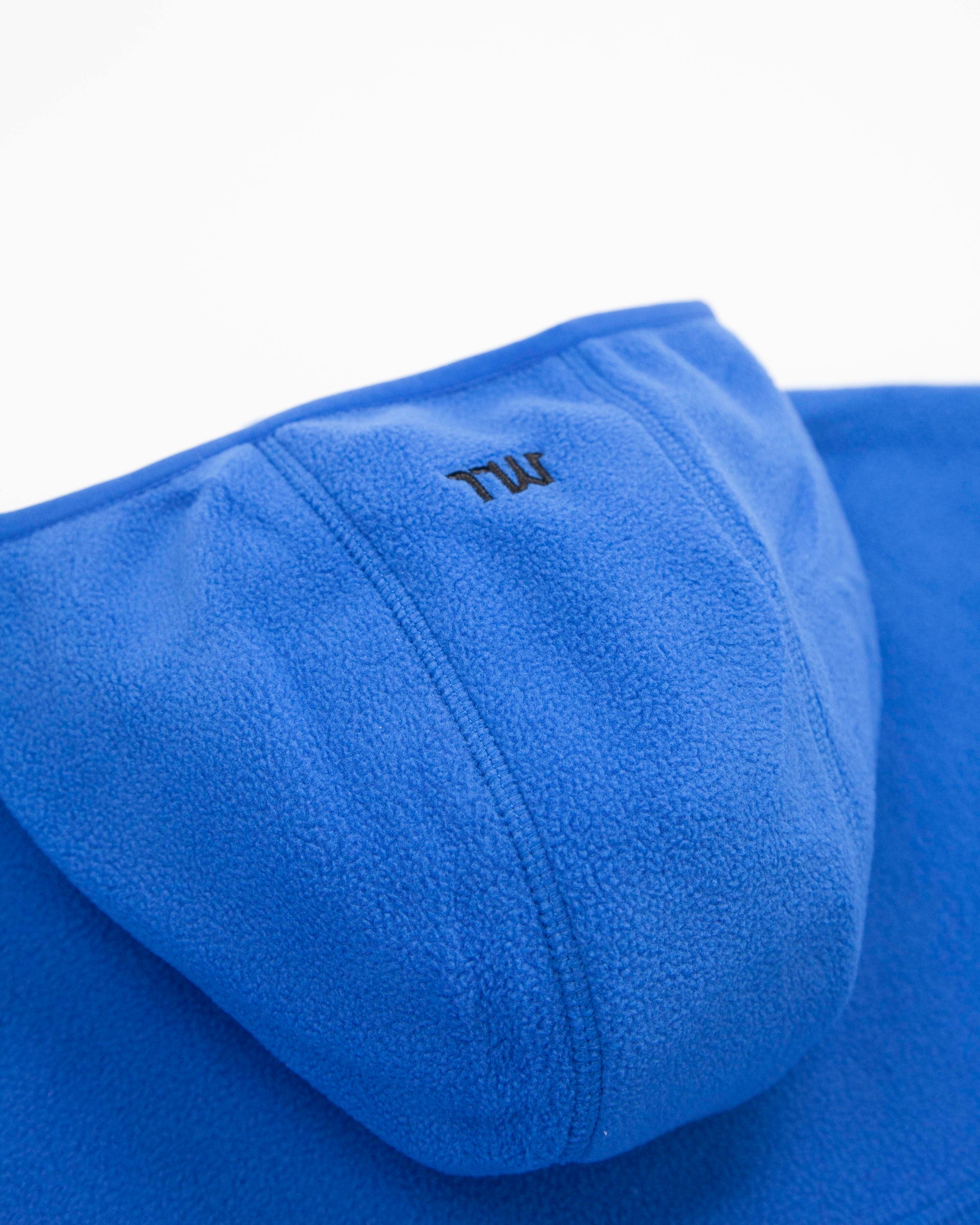 Edge Fleece Jacket Royal Blue Hood 3