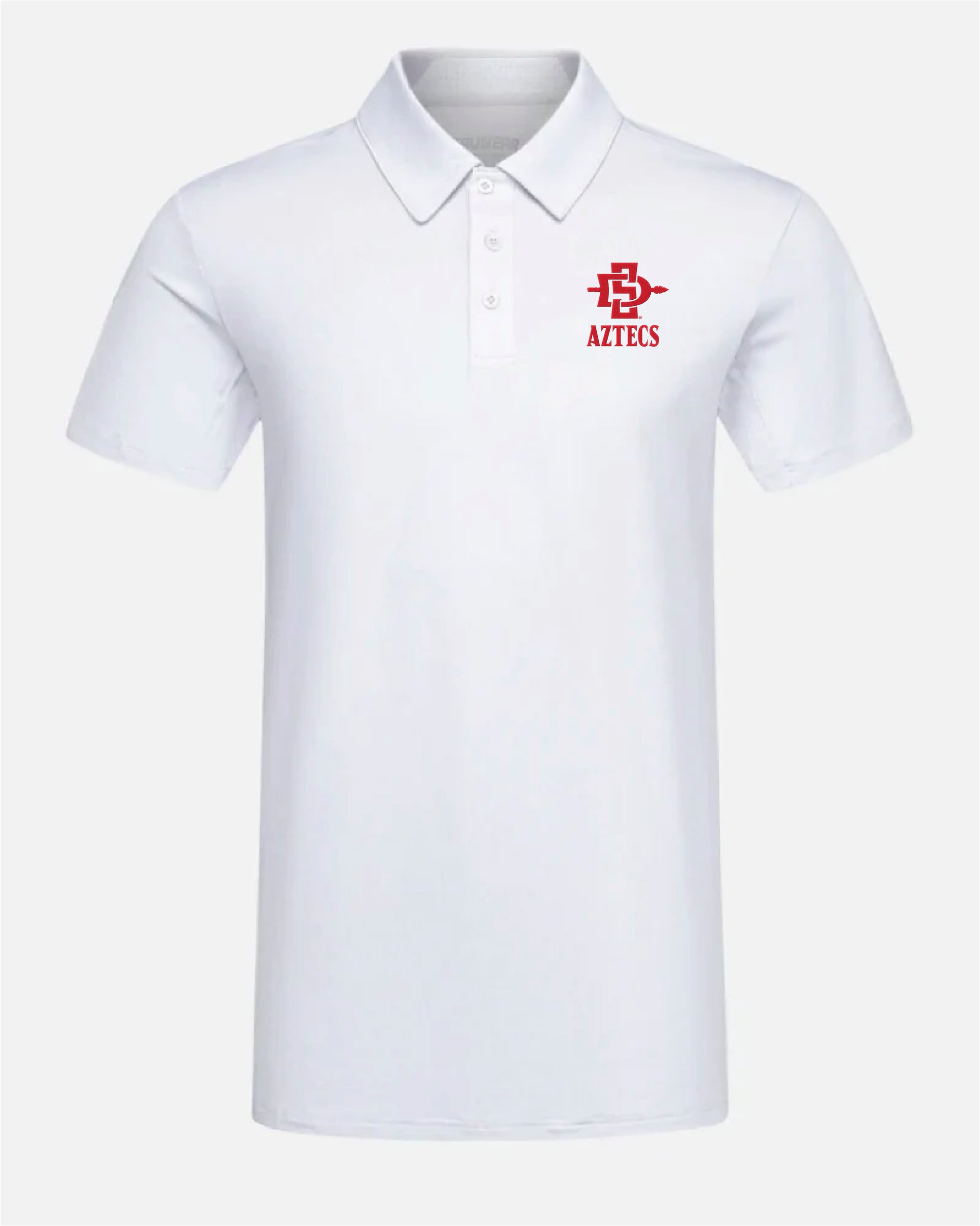 SDSU Crest 2.0 Light Grey Polo