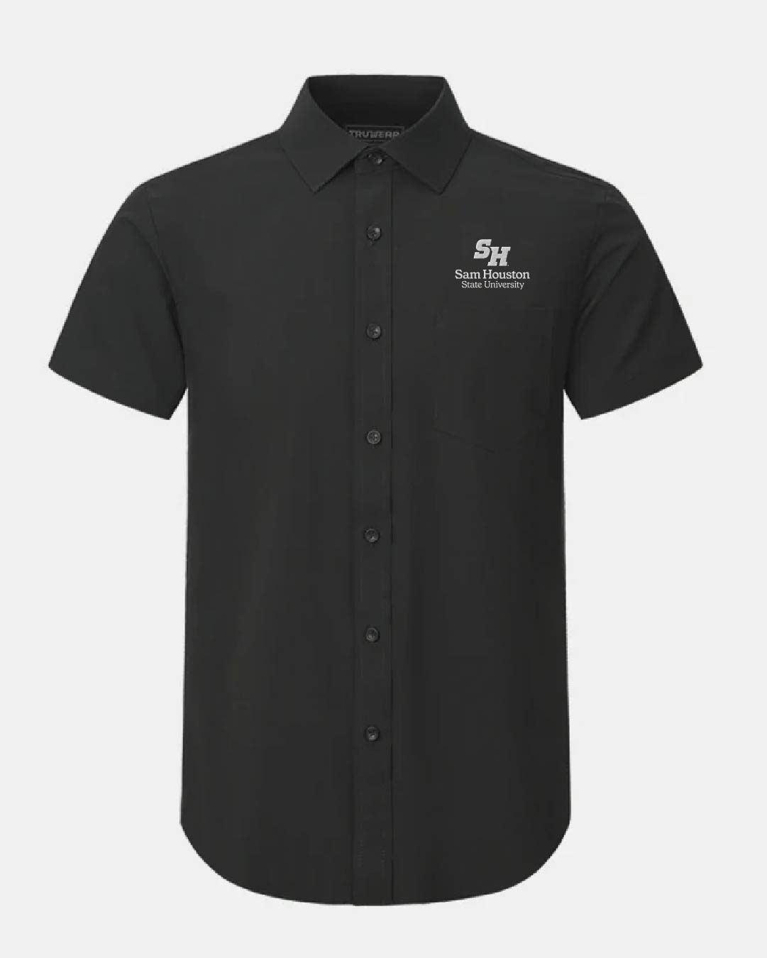 Sam Houston Phenom Classic Black Short Sleeve Dress Shirt
