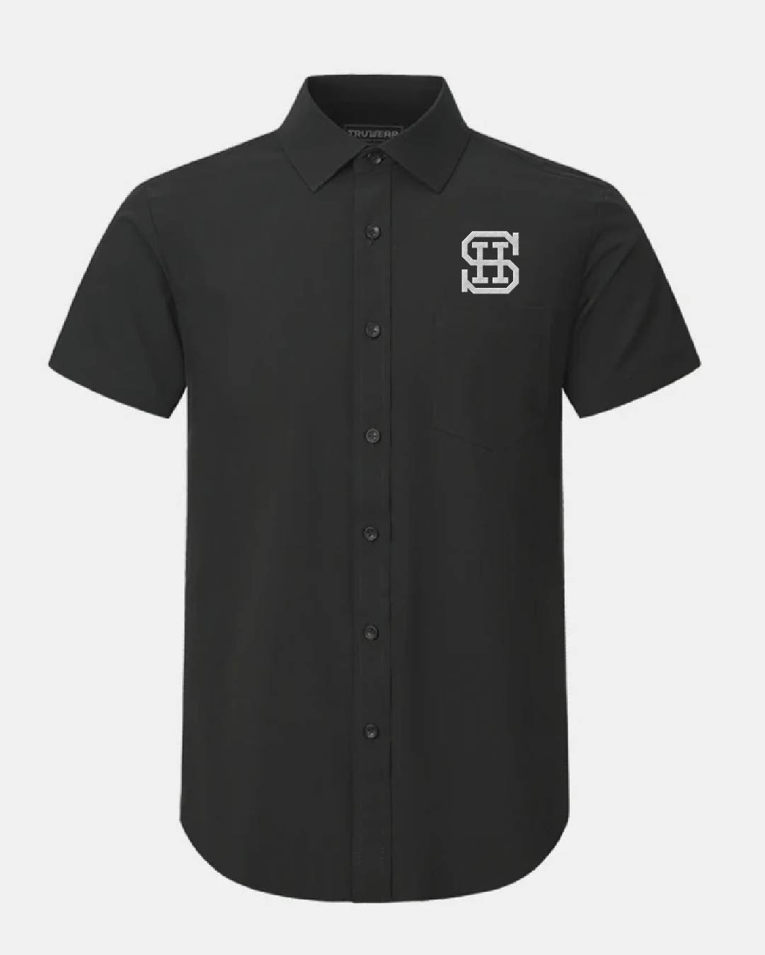 Sam Houston Phenom Classic Black Short Sleeve Dress Shirt