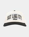 Salt Lake City Hockey Otto Hat Cream & Black