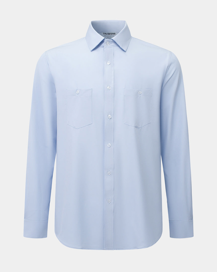 Tech Shirt T110 Light Blue Standard Long Sleeve