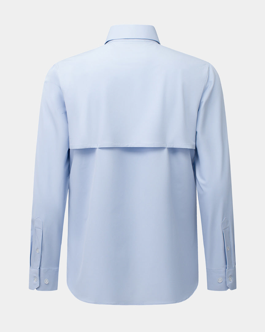 Tech Shirt T110 Light Blue Standard Long Sleeve