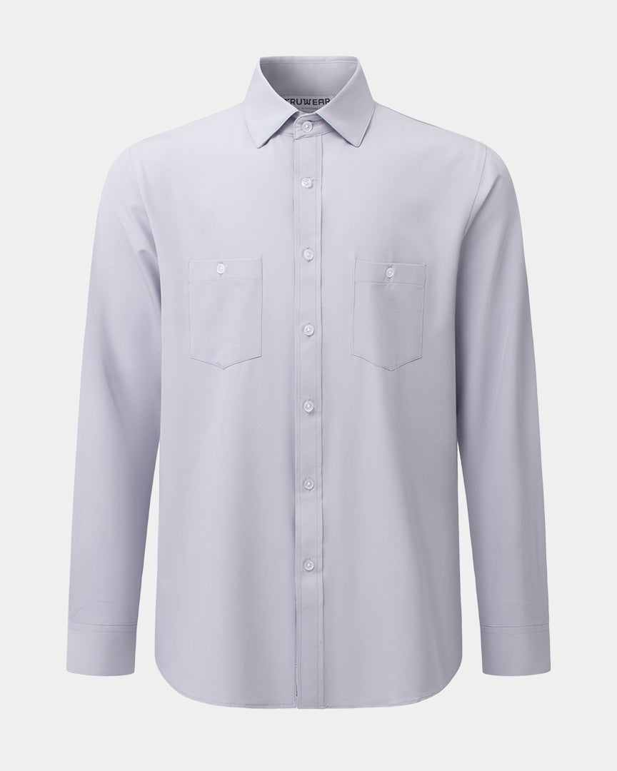 Tech Shirt T110 Light Grey Standard Long Sleeve